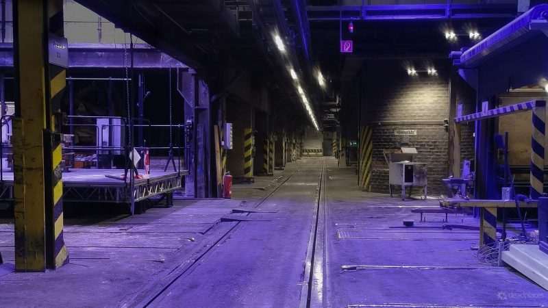 Fahrweg Schiebebuehne Pressen Hangseite